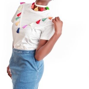 English Factory Tassel Tee